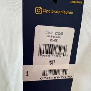 NWT  Ralph Lauren Knit Oxford button up
